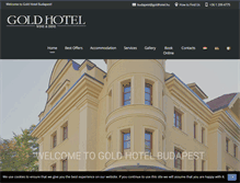 Tablet Screenshot of goldhotel.hu