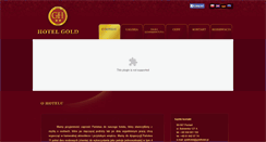 Desktop Screenshot of goldhotel.pl