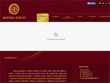 Tablet Screenshot of goldhotel.pl